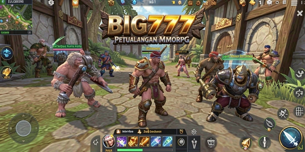 Screenshot gameplay <strong>BIG777</strong> memperlihatkan aksi petualangan yang mendebarkan dalam dunia MMORPG.
