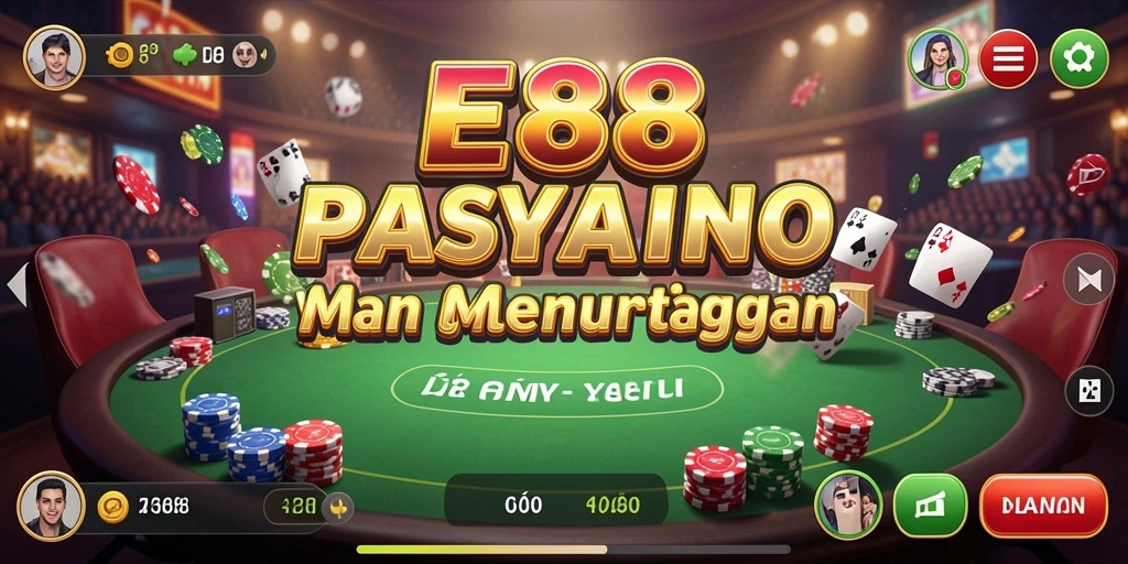 Tangkapan layar E88 menampilkan momen mendebarkan dari gameplay Kasino.
