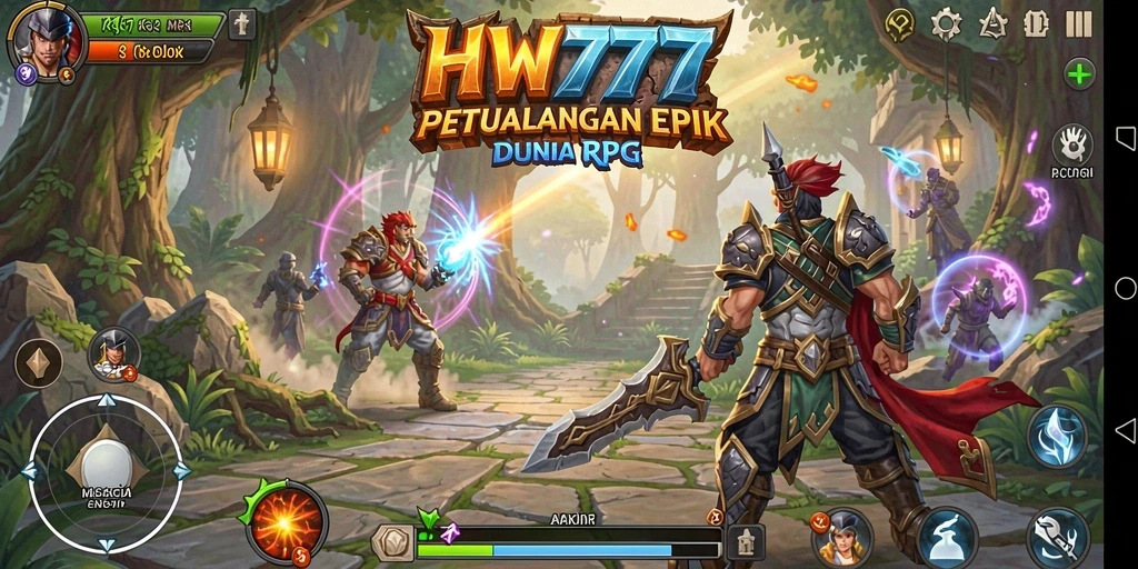 Gameplay seru dan imersif di dunia RPG HW777.