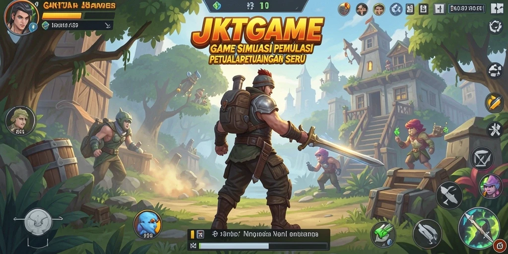 Gameplay SLG yang seru dan strategis di JKTGAME.