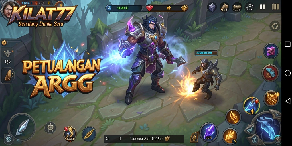 Tampilan gameplay yang seru dan penuh aksi di KILAT77.