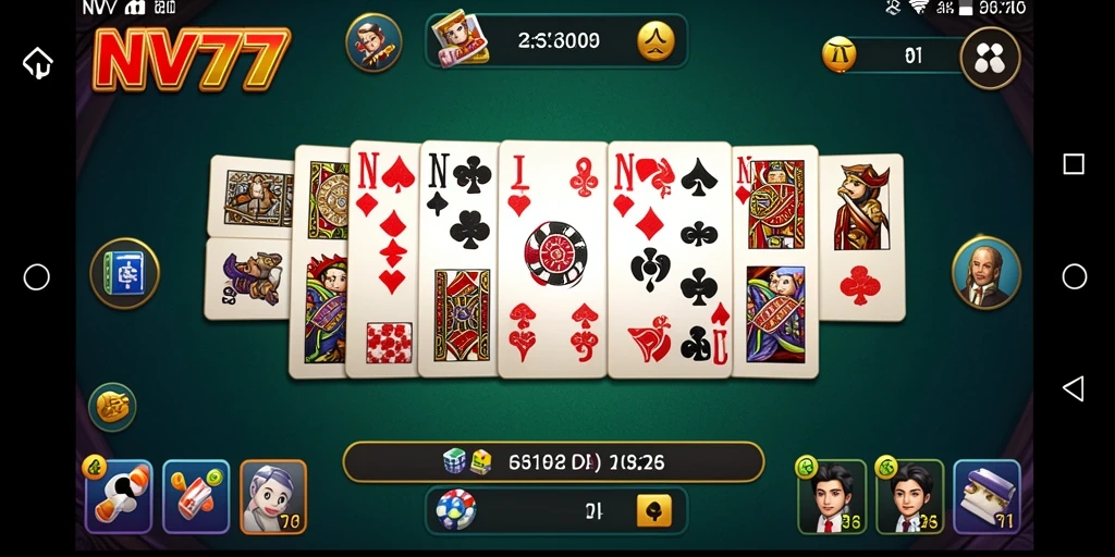Tampilan permainan Domino yang menegangkan di NV77.