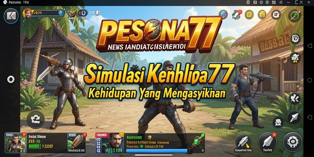 Tampilan gameplay PESONA77 yang memukau dan interaktif.