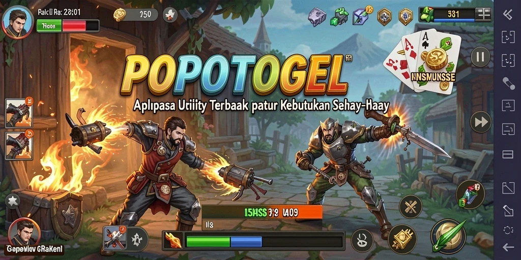 Tampilan gameplay POPOTOGEL yang sederhana dan efektif untuk pengguna.