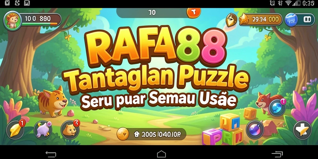 Screenshot gameplay RAFA88 dengan tantangan puzzle yang menarik.