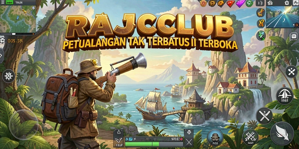 Screenshot gameplay RAJACLUB di dunia terbuka yang menakjubkan.