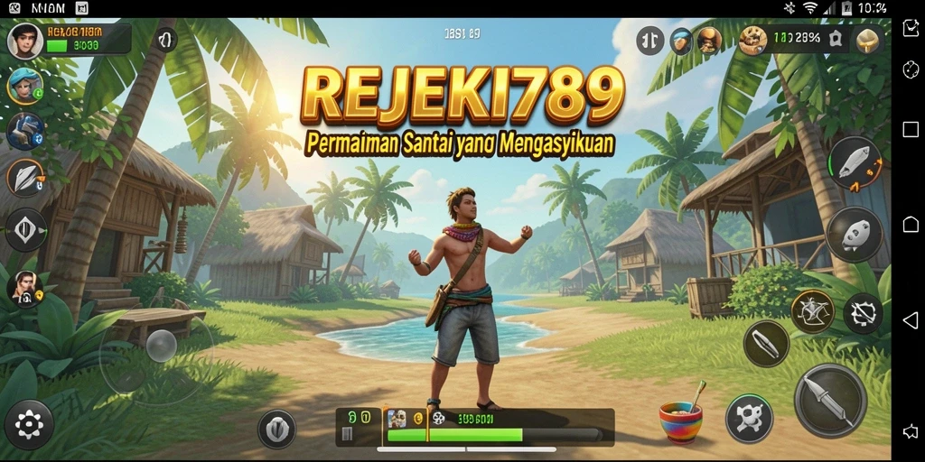 Screenshot menunjukkan gameplay menyenangkan dari REJEKI789 dengan tantangan yang menarik.