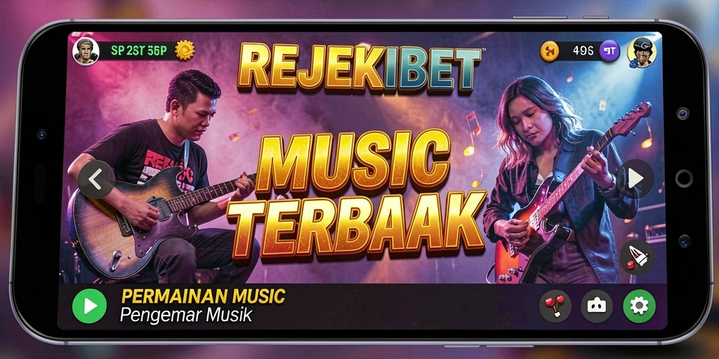 Tampilan gameplay seru dari aplikasi musik REJEKIBET.