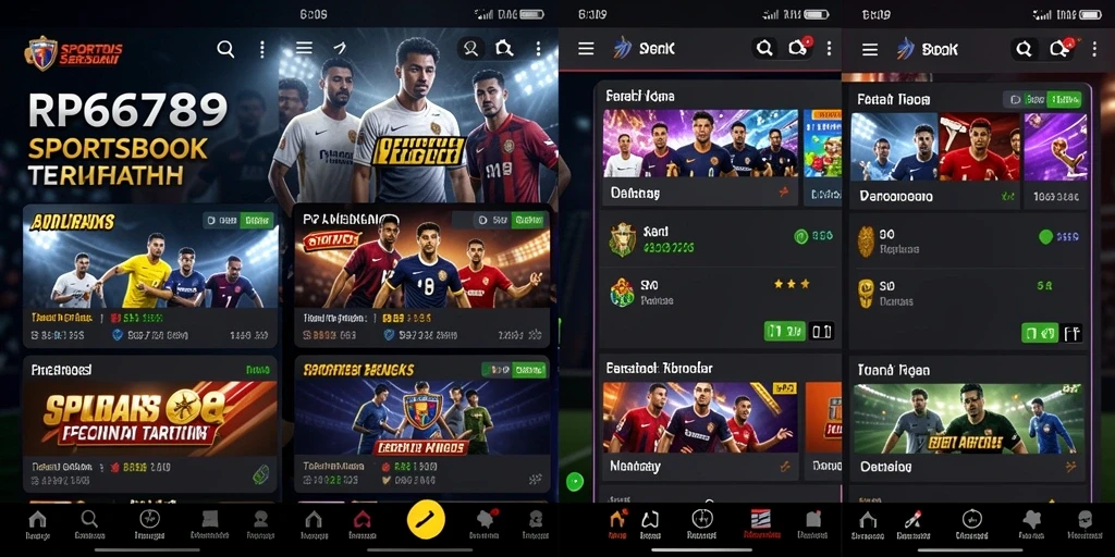 Tampilan gameplay menarik dari aplikasi Sportsbook RP6789.