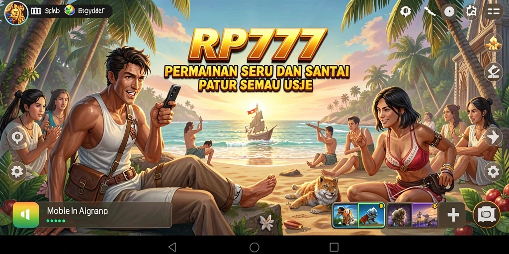 Gameplay seru dan penuh warna dalam RP777.