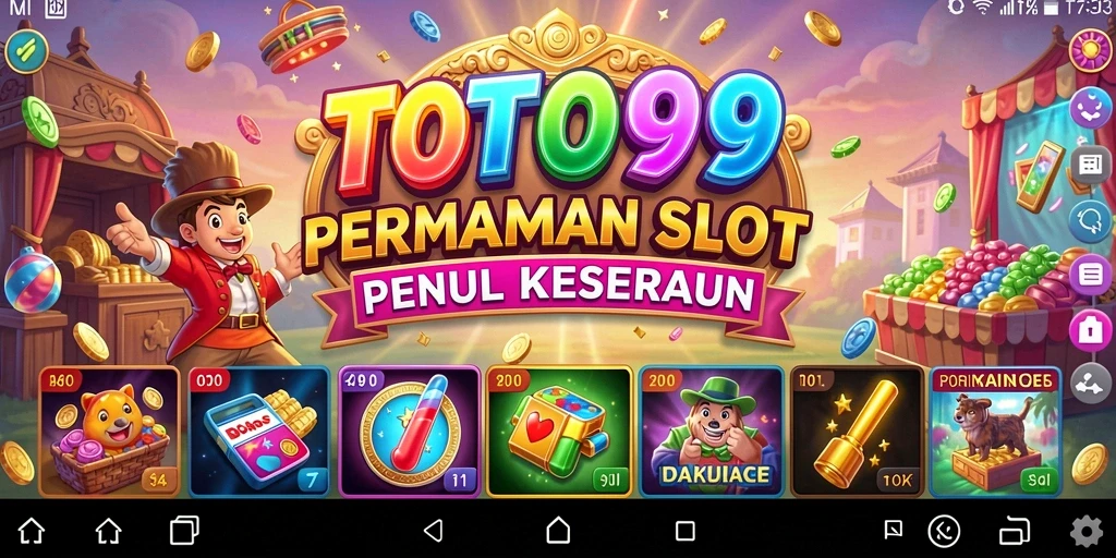 Screenshot TOTO99 menunjukkan pengalaman bermain slot yang seru dan menarik.